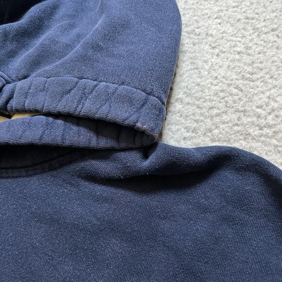 Notre Dame Hoodie Mens Medium Adidas Blue Vintage Embroidered Fighting Irish - Picture 2 of 12